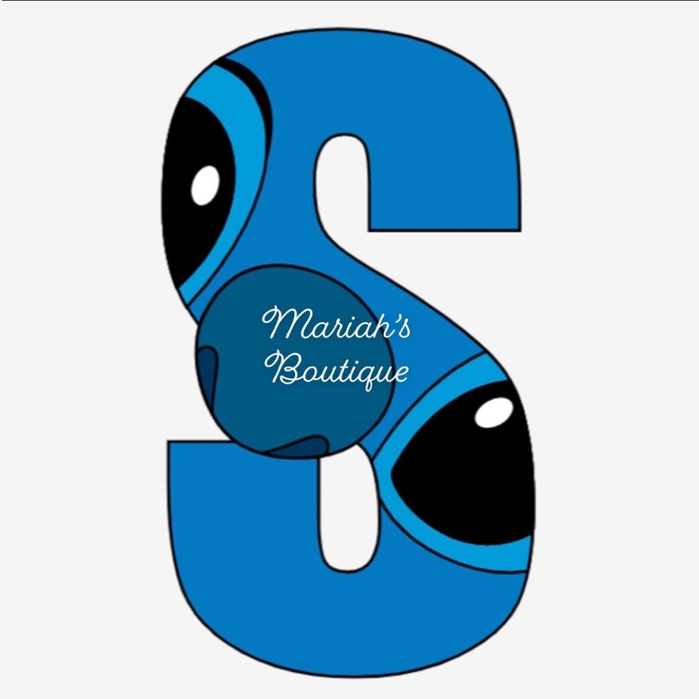 Stitch monogram s vinyl decal